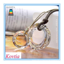 Мода ожерелье 2015 бижутерия ожерелья пару кристалл кулон ожерелье